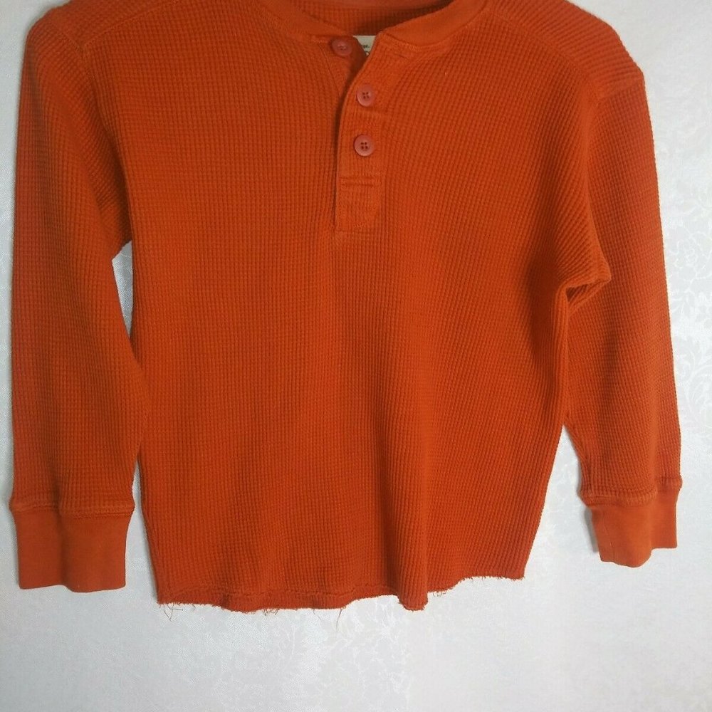 Cherokee Boys shirt size xs Orange 100% Cotton